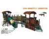 Childrens Garden Timber Wooden Train Playground Entertainment Equipment