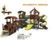 Wooden Train Playground ,train Outdoor playground 10.2*11.7M
