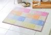 Color lump Nordic Style Washable Acrylic Bath Mat for Home decoration