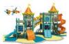 Amusement Park Facility Engineering Plastic and Wood Anti-UV Kids Castle Playground