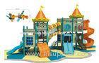 Amusement Park Facility Engineering Plastic and Wood Anti-UV Kids Castle Playground