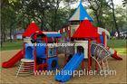 2014 Newest Novel Kids Outdoor Playground Equipment Galvanized steel for Kindergarten / club / hotel
