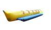 Yellow 6 Person PVC Inflatable Boat , Inflatable Water Fly Fish Banana Boat