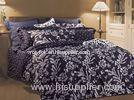 luxury Floral Bedding Sets , Bedroom Sheet Sets With High Yarn Reactive Printing