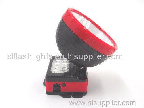 Big Plastic LED Head Lamp Dry Battery