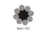 High Strength Steel Wire Ropes 8 x 61 , 20mm -200mm compacted wire rope
