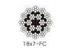 High Performance Multilayer Non Rotating Wire Rope 18x7 for Cranes