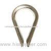 Galvanized Rigging Fittings Light Duty Wire Rope Thimble Zinc Plated