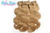 Blonde / Dark Red 7A Grade European Human Hair Extensions 100% Virgin Human Remy Hair