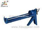 Blue 10oz A3 Steel Semicircle Silicone Caulking Gun With Rachet Push Rod