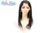 Unprocessed Brazilian Straight Full Front Lace Wigs Human Hair For Womens