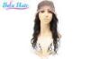 30 Inch Long Nature Wave Human Hair Full Lace Wigs With No Shedding