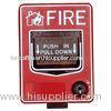 Fire Fighting Equipment Conventional Fire Alarm Pull Station for Hotel / Home / Office