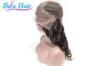 Body Wave Micro Braided Long Human Hair Lace Front Wigs For Ladies