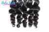 Grade 7A Natural Black Peruvian Loose Wave Virgin Hair Extensions 30 Inch