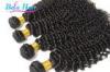 Deep Curl Brazilian Virgin Human Hair , Machine Made Double Layer Human Hair Weave Bundles