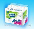 90g White Recycle Tissue Paper Roll of Small Dots Embossed , 12roll per bag