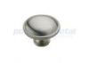 Satin Nickel Zinc Alloy Mushroom Kitchen Cabinet Knobs And Handles 1 1/4&quot; Diameter