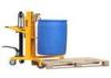 V - Shaped Hydraulic Drum Dumper 600mm Height , Manual Hand Drum Carrier