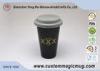 Personalized Promotional Ceramic Coffee Mugs Travel , Starbuck Shape