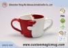 Fashion Novelty Porcelain Couples Coffee Mugs , Heat Sensitive Magic Mug