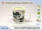 Custom Temperature Sensitive Color Changing Ceramic Mugs 11oz OF Magnesia Porcelain