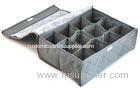 PP Non Woven Clothes Storage Boxes Underwear Storage Organizer 12 Compartment