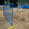 Securing construction site with temporary fence / Temporary Fence Rental Services in Canada