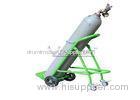 Fold Down Single Double Gas Cylinder Hand Truck Trolley With Restraining Strap