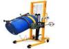 Yellow Hydraulic Drum Transport Equipment Vertical - Lift With Scale