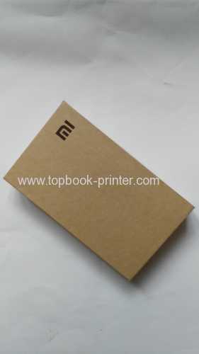 Glossy Lamination Cell Phone Packaging Boxes Printing With Grey Board