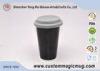 Black Starbucks Ceramic Travel Mug With Lid , Large Ceramic Coffee Mugs