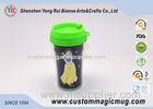 Starbucks Cartoon Decoration Lovely Double Layer Plastic Cups With Lids