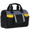 Heavy Duty Kit Black Electrician Tool Bags / Large Tool Tote Bags Custom Made
