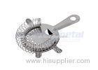 Custom Stainless Steel Kitchen Tools 4 Prong Hawthorne Cocktail Strainer