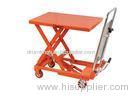 Steel Foldable Handle Lifting Table Equipment , Small Scissor Lift Table