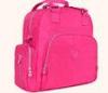 Polyester Cute Baby Girl Diaper Bag Backpacks Eco Friendly , Rose