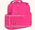 Polyester Cute Baby Girl Diaper Bag Backpacks Eco Friendly , Rose