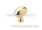 Cabinet Knobs And Handles / Polished Brass Zinc Alloy Modern Oval Cabinet Knob