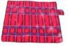 Red Outdoor Camping Mat Waterproof Picnic Blanket Polyester Sponge Material