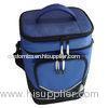 Two Compartment Insulated Picnic Bag PEVA PVC Cotton Food Container