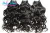 Chocolate / Wine Red Brazilian Virgin Human Hair Water Wave Hair Weave