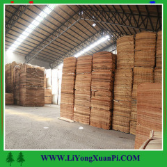 Cheap Red Olive Veneers wood veneer/face veneer supplier /rotary cut face veneeer
