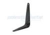 125mm Height Black Powder Coated Steel Angle London Shelf Brackets