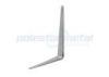 Grey Powder Coated Steel Angle London Shelf Brackets 250mm Height