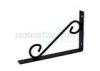 Office Decorative Heavy Duty Shelf Brackets With Satin Black painting