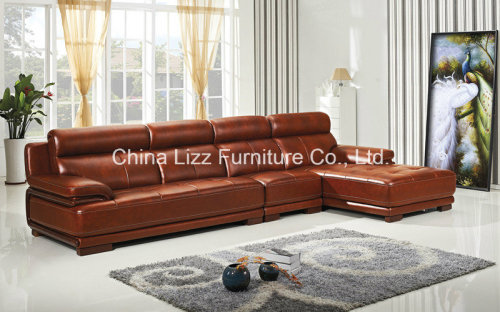 Australian Leather Chaise Sectional Leather Sofa