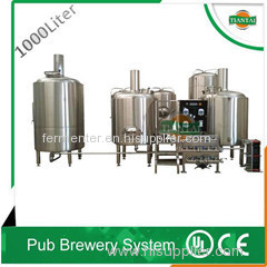 1000L beer brewing equipment with CE & UL