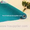 Blue Plain / Flocked 100gms Knitted Velvet Upholstery Fabric for Furniture or Sofa