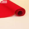 1.5M Plain Red Velvet Flock Fabric For Jewellry Box , Polyester Velvet Upholstery Fabric